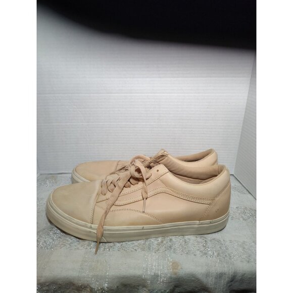 VANS Men's‎ Old Skool DX Ultra Kush Veggie Tan Leather US Size 13 Beige EUC - Picture 5 of 11